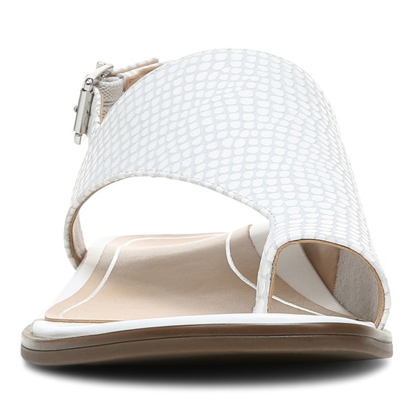 Vionic Sandals Ireland - Ella Sandal White - Womens Shoes Ireland | AISNC-9352